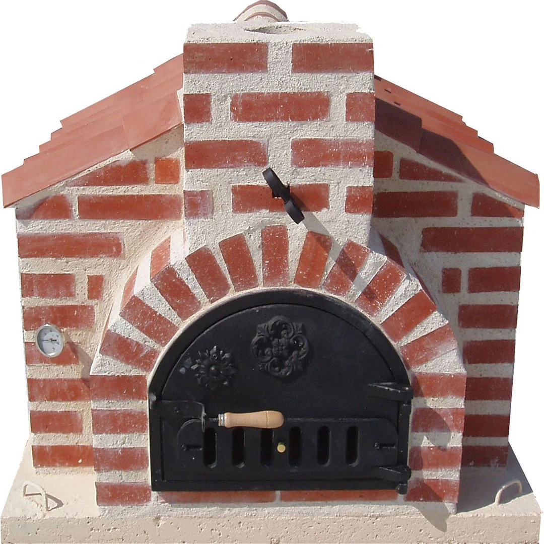 Horno Montado Caseta Ladrillo 80 Cm. 1 Horno Montado Caseta Ladrillo 80 Cm.