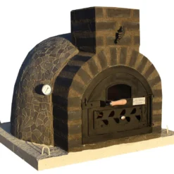 Horno Montado Mármol Negro 75 Cm.