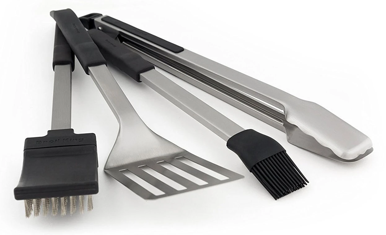 Broil King Juego De 4 Accesorios Inox. Baron 1 Broil King Juego De 4 Accesorios Inox. Baron
