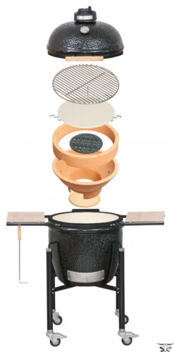 Kamado Monolith Básica Negra Con Pies 13 Kamado Monolith Básica Negra Con Pies -Napoleon || Weber || Broil King Ventas Kamado Monolith Basica Negra con Pies 4