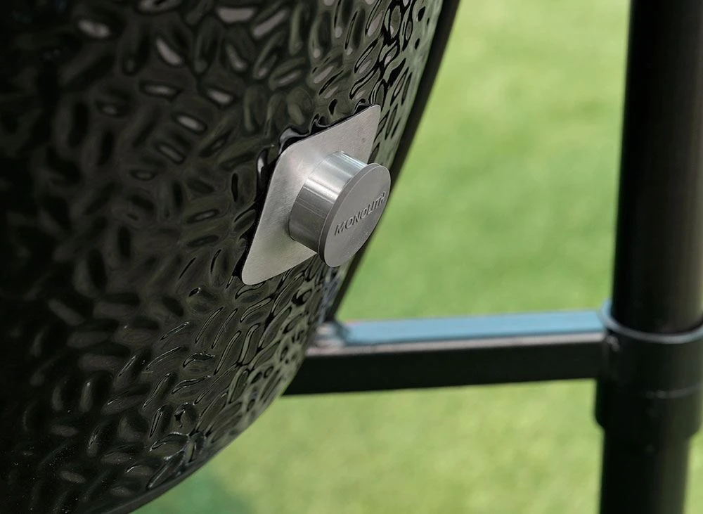 Kamado Monolith Junior Pro Series 2.0 Negro Con Pies 7 Kamado Monolith Junior Pro Series 2.0 Negro Con Pies - Imagen 7