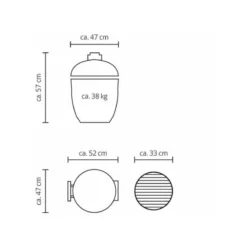 Kamado Monolith Junior Pro Series 2.0 Burdeos 25 Kamado Monolith Junior Pro Series 2.0 Burdeos -Napoleon || Weber || Broil King Ventas Kamado Monolith Junior Pro Series 2 0 Burdeos 11