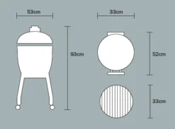 Kamado Monolith Junior Pro Series 2.0 Burdeos Con Pies 22 Kamado Monolith Junior Pro Series 2.0 Burdeos Con Pies -Napoleon || Weber || Broil King Ventas Kamado Monolith Junior Rojo con Pies 6