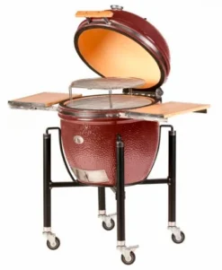 Kamado Monolith Le Chef Pro Series 2.0 Burdeos Con Pies -Napoleon || Weber || Broil King Ventas Kamado Monolith LeCHEF Rojo 051L