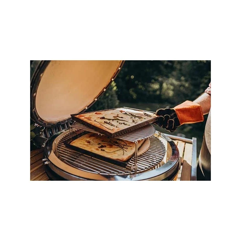 Kamado Monolith Le Chef Pro Series 2.0 Negro Con Carro 14 Kamado Monolith Le Chef Pro Series 2.0 Negro Con Carro - Imagen 14