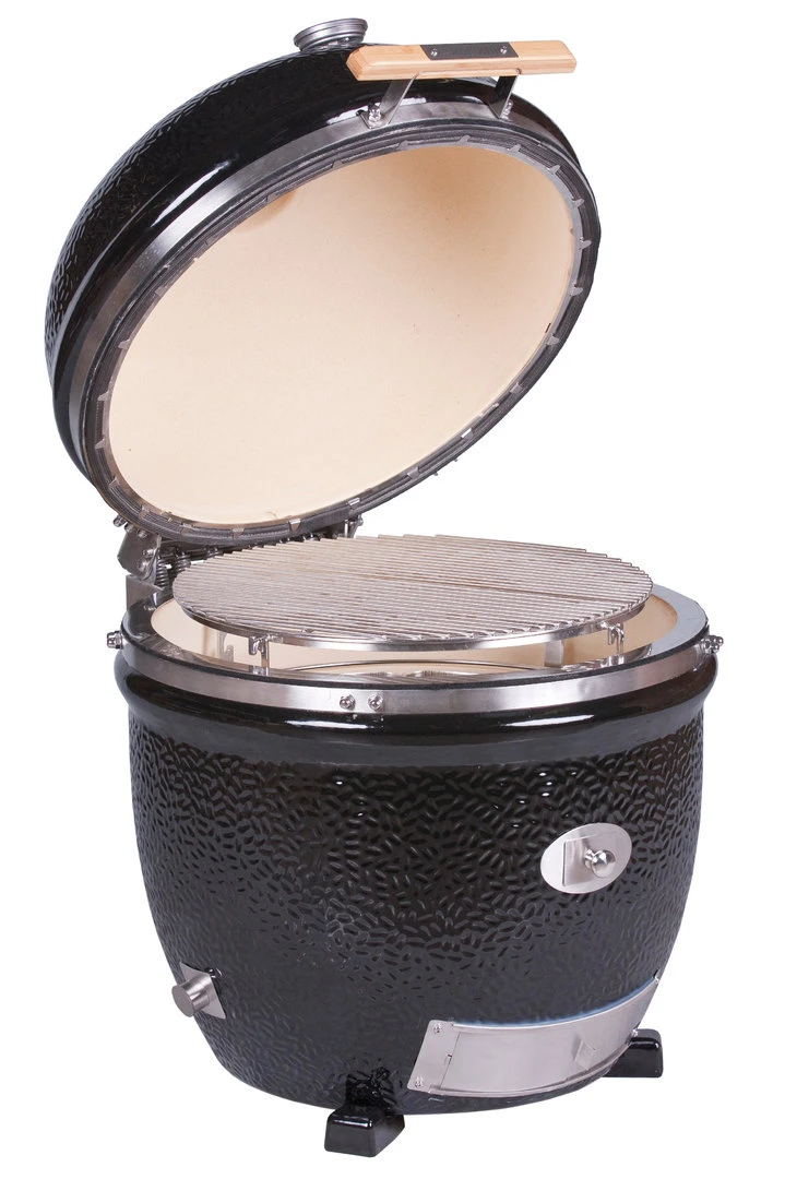 Kamado Monolith Le Chef Pro Series 2.0 Negro Con Pies - Imagen 3