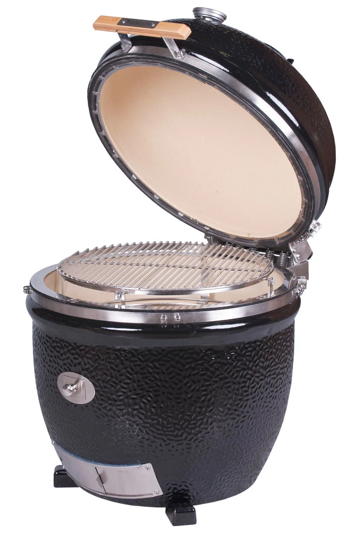 Kamado Monolith Le Chef Pro Series 2.0 Negro Con Pies - Imagen 5