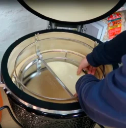 Kamado Monolith Le Chef Pro Series 2.0 Burdeos Sin Pies -Napoleon || Weber || Broil King Ventas Kamado Monolith Lechef Rojo AA4