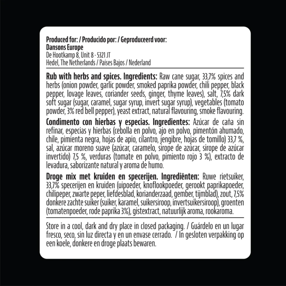 Kansas City BBQ Rub 380 Gr 3 Kansas City BBQ Rub 380 Gr - Imagen 3