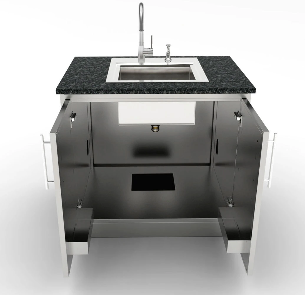 Módulo Inox. Con 2 Puertas 91 Cm. 3 Módulo Inox. Con 2 Puertas 91 Cm. - Imagen 3