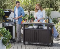 Keter Mueble Armario Con Encimera Ideal Barbacoas 22 Keter Mueble Armario Con Encimera Ideal Barbacoas -Napoleon || Weber || Broil King Ventas Mueble Armario Encimera Barbacoas Keter Unity 7