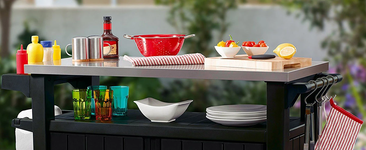 Keter Mueble Armario Con Encimera Ideal Barbacoas 10 Keter Mueble Armario Con Encimera Ideal Barbacoas - Imagen 10