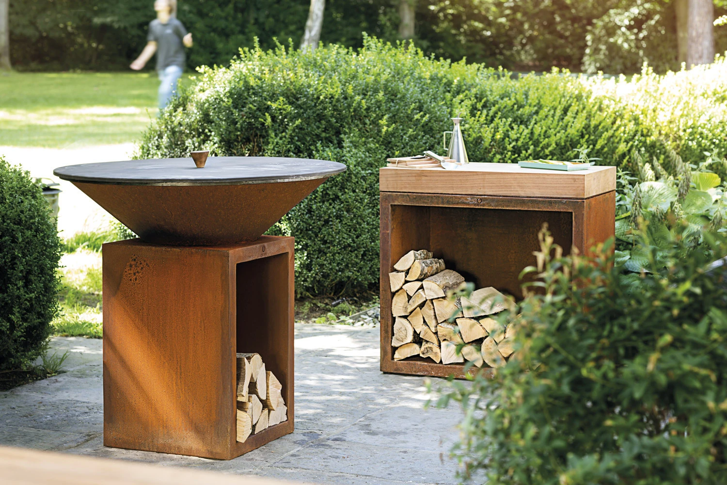 Ofyr Mesa De Corte Almacenaje Butcher Block BBS-90-TW - Imagen 2