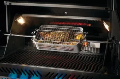 Cesta De Acero Inoxidable Para Rustidor Napoleon 9 Cesta De Acero Inoxidable Para Rustidor Napoleon -Napoleon || Weber || Broil King Ventas Original JPG 57013 Adjustable Stainless Steel Rotisserie Basket InUse