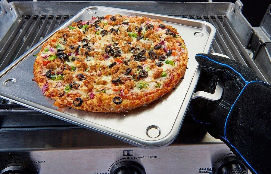 Par De Guantes De Cuero Broil King 3 Par De Guantes De Cuero Broil King - Imagen 3