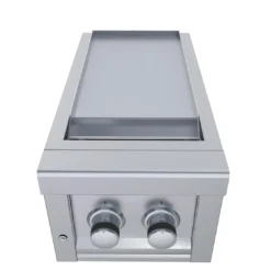 Plancha Inox. Con Recogegrasa Serie Ruby -Napoleon || Weber || Broil King Ventas Plancha Inox. con recogegrasa serie Ruby 5