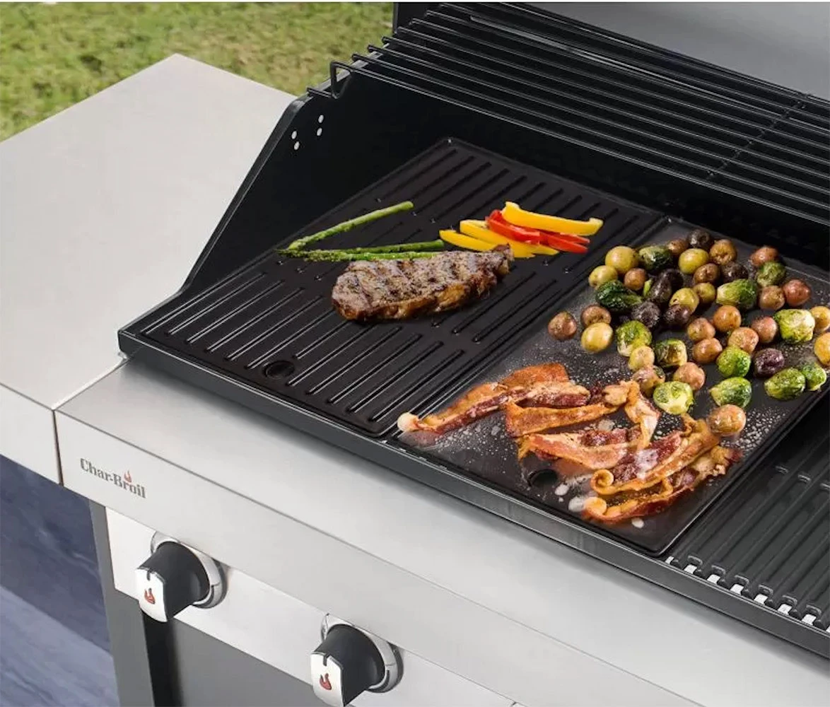 Plancha Reversible Barbacoas 3 Quemadores Char-Broil 3 Plancha Reversible Barbacoas 3 Quemadores Char-Broil - Imagen 3