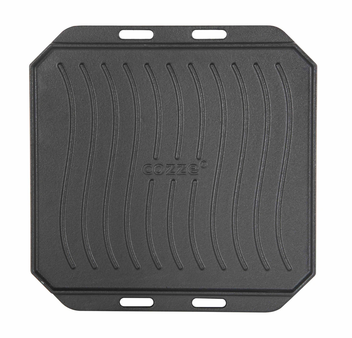 Plancha De Hierro Fundido Reversible Grande Cozze 2 Plancha De Hierro Fundido Reversible Grande Cozze - Imagen 2