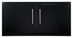 Puerta Doble Grande Negra