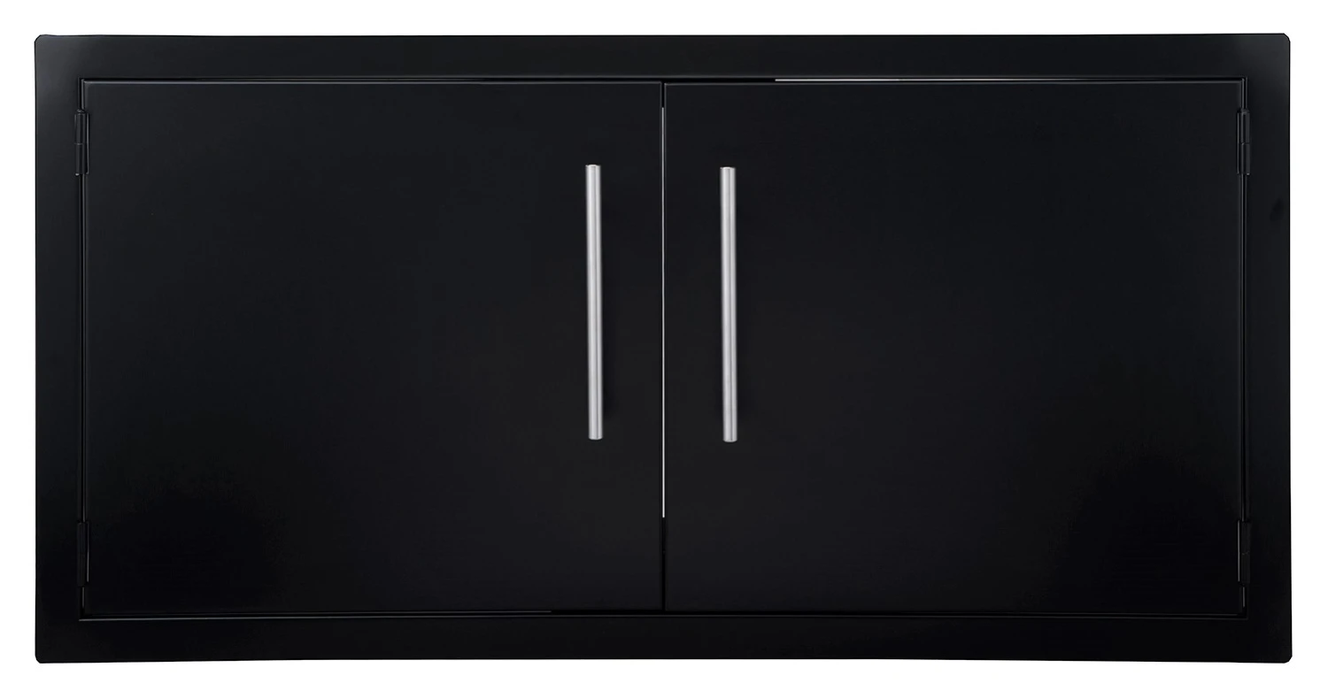 Puerta Doble Grande Negra 1 Puerta Doble Grande Negra