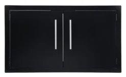 Puerta Doble Mediana Negra