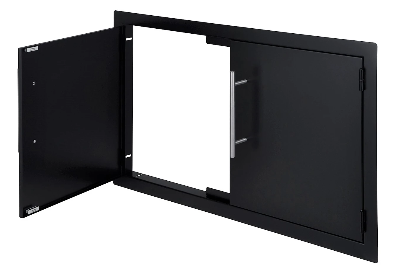 Puerta Doble Mediana Negra 2 Puerta Doble Mediana Negra - Imagen 2