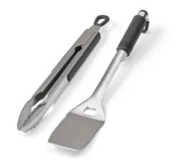 Set 2 Utensilios Inox. Barbacoas Grandhall