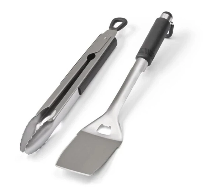 Set 2 Utensilios Inox. Barbacoas Grandhall 1 Set 2 Utensilios Inox. Barbacoas Grandhall