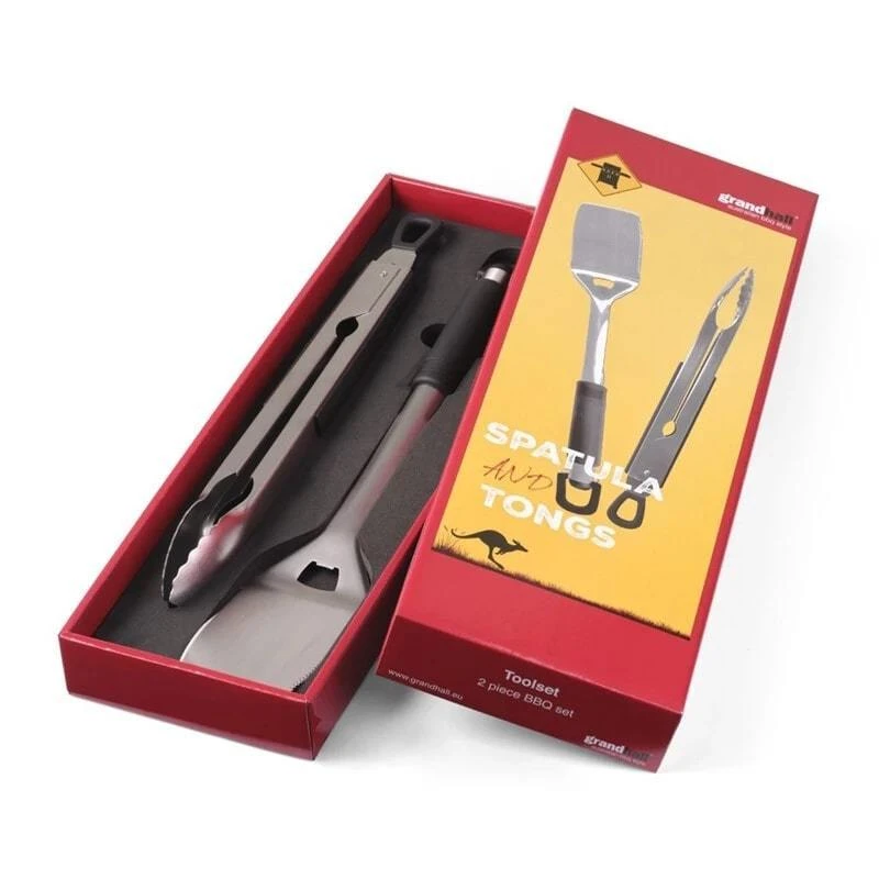 Set 2 Utensilios Inox. Barbacoas Grandhall 2 Set 2 Utensilios Inox. Barbacoas Grandhall - Imagen 2