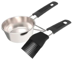 Broil King Set Recipiente Y Pincel De Silicona