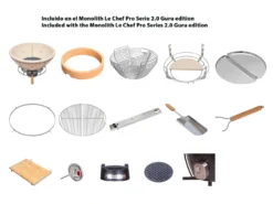 Kamado Monolith Le Chef Pro Series 2.0 Guru Edition -Napoleon || Weber || Broil King Ventas Stttttin titulo 1 Recuperado Recuperado