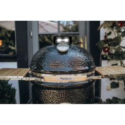 Kamado Monolith Le Chef Pro Series 2.0 Guru Edition Carro -Napoleon || Weber || Broil King Ventas barbacoa kalmado carbon monolith classic pro serie 2 0 GURU con carro y mesas
