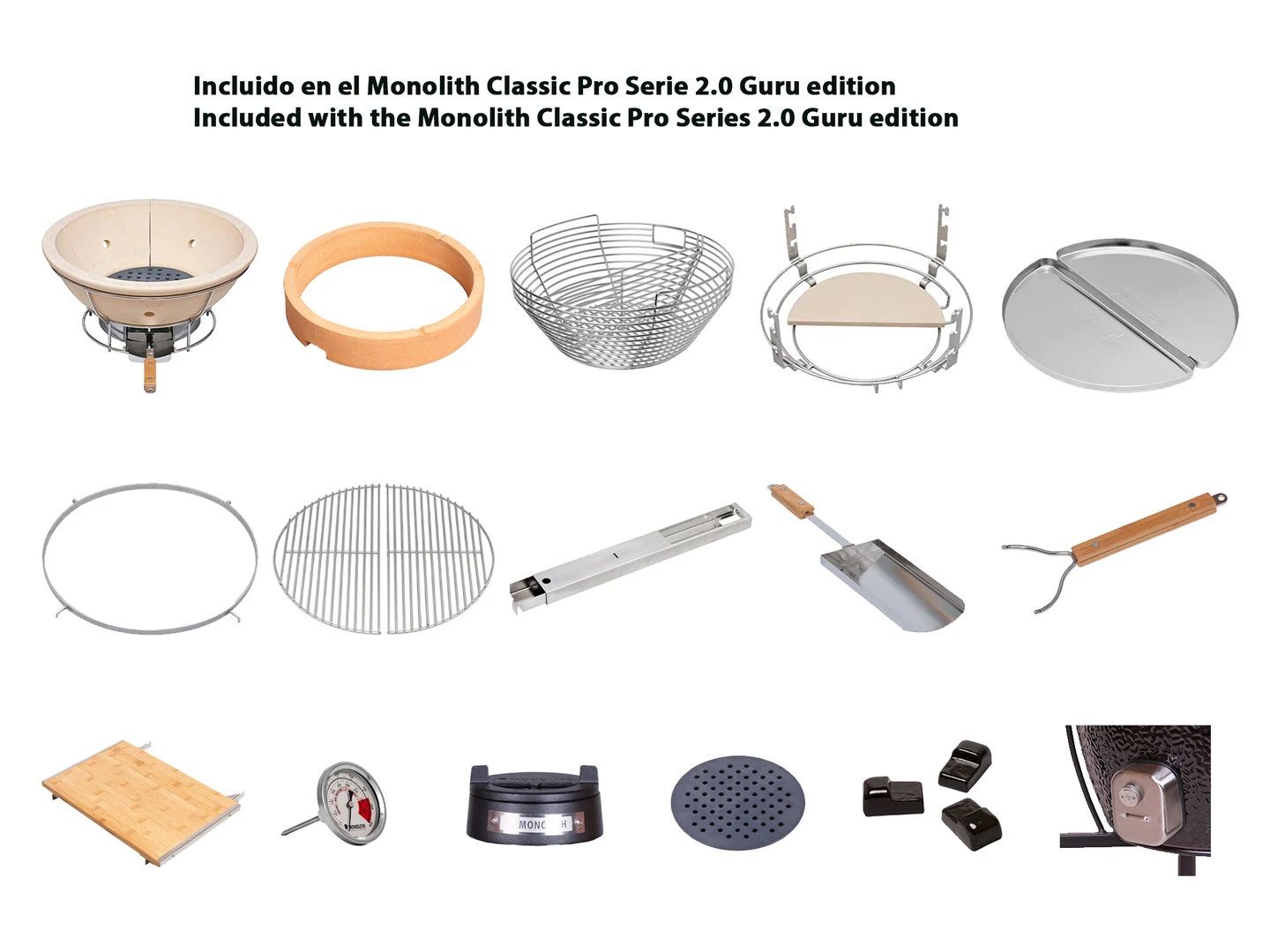 Kamado Monolith Classic Pro Serie 2.0 Guru Edition 15 Kamado Monolith Classic Pro Serie 2.0 Guru Edition - Imagen 15