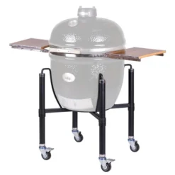 Kamado Monolith Le Chef Pro Series 2.0 Guru Edition Carro -Napoleon || Weber || Broil King Ventas barbacoa kamado carbon monolith lechef GURU pro serie 2 0 con carro y mesas