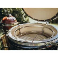 Kamado Monolith Le Chef Pro Series 2.0 Guru Edition Carro -Napoleon || Weber || Broil King Ventas barbacoa kamado carborn monolith classic pro serie 2 0 GURU con carro y mesas